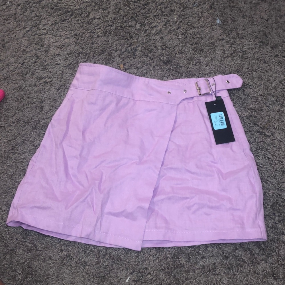 Lilac CARMAR denim (LF) wrap skirt brand new